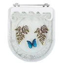Ver imagem 1 de Assento Sanitário Decorado Calypso com Borboleta Azul para Vaso Incepa