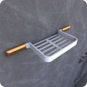 Ver imagem 3 de Saboneteira De Parede Para Banheiro Branco e Gold Empire