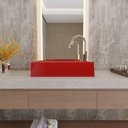 Ver imagem 5 de Cuba de Apoio para Banheiro Roma Rl545 Retangular