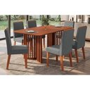Ver imagem 1 de Mesa Sala Jantar Luma + 6 Cadeiras Nara Freijo DJ Móveis