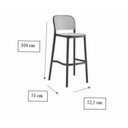 Ver imagem 5 de Banqueta Alta com Encosto 104 Cm Lia