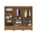 Ver imagem 7 de Closet Modulado 3 Peças 3 Gavetas Smart Versatile Espresso Móveis