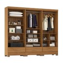 Ver imagem 3 de Closet Modulado 3 Peças 3 Gavetas Smart Versatile Espresso Móveis Bege/Cinamomo