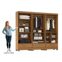 Ver imagem 4 de Closet Modulado 3 Peças 3 Gavetas Smart Versatile Espresso Móveis