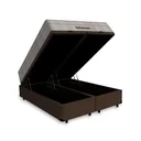 Ver imagem 3 de Cama Box Baú Airtech King + Colchão de Molas Ensacadas - Ortobom - Spring - 193x203x67cm