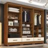 Closet Modulado 3 Peças 3 Gavetas Smart Versatile Espresso Móveis - 1