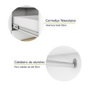 Ver imagem 6 de Closet Modulado 2 Peças 2 Gavetas Smart Versatile Espresso Móveis Branco