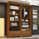 Ver imagem 2 de Closet Modulado 2 Peças 2 Gavetas Smart Versatile Espresso Móveis Bege/Cinamomo