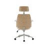 Cadeira de Escritório Presidente Giratória com Apoia Cabeça Office Lisboa - 2
