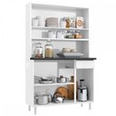 Ver imagem 3 de Cozinha de Aço Compacta Diamante 6 Portas 1 Gaveta Branco 818223 - Telasul