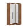 Guarda-roupa Modulado Viena 3 Portas 4 Gavetas 2 Peças Espresso Móveis - 3