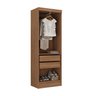 Guarda-roupa Modulado Viena 3 Portas 4 Gavetas 2 Peças Espresso Móveis - 9