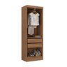Guarda-roupa Modulado Viena 5 Portas 4 Gavetas 3 Peças Espresso Móveis - 9