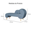 Ver imagem 5 de Divã Recamier Melissa Linho Lado Esquerdo