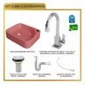 Kit Cuba Ro36 Cross com Torneira Luxo e Válvula Metal com Sifão e Flexível - 10