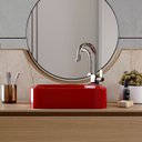 Ver imagem 2 de Kit Cuba Ro36 Cross com Torneira Luxo e Válvula Metal com Sifão e Flexível