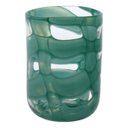 Ver imagem 1 de Vaso Decorativo Enfeite Casa Vidro 22x16x16cm Verde