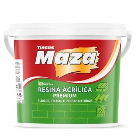 Resina Acrílica Cerâmica Telha 3,6 Lts - Maza