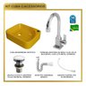 Kit Cuba Ro36 Cross com Torneira Luxo e Válvula Click com Sifão e Flexível - 10