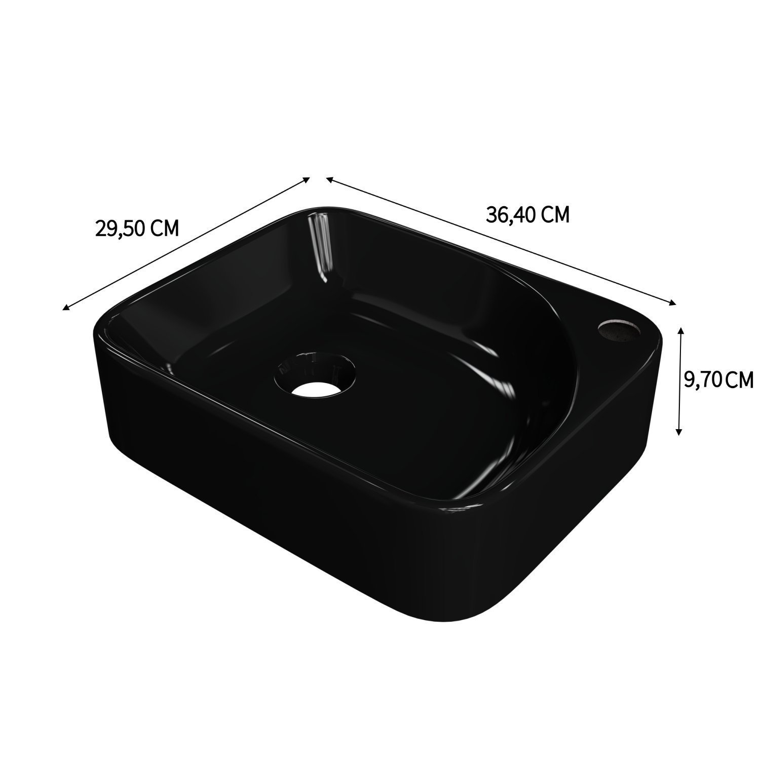 Kit Cuba Ro36 Cross com Torneira Luxo e Válvula Click com Sifão e Flexível - 4