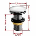 Ver imagem 7 de Kit Cuba Ro36 Cross com Torneira Luxo e Válvula Click com Sifão e Flexível