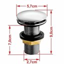 Ver imagem 7 de Kit Cuba Ro36 Cross com Torneira Luxo e Válvula Click com Sifão e Flexível