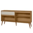 Ver imagem 3 de Aparador Buffet 161 cm 4 Portas 1 Gaveta Villa Ptl:Nature Off White