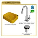 Ver mais imagens de Kit Cuba Ro36 Cross com Torneira Luxo e Válvula Botão