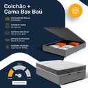 Ver imagem 3 de Cama Box Baú Casal com Colchão de Molas Ensacadas Classic Maxx 138x188x62cm