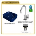 Ver mais imagens de Kit Cuba Ro36 Cross com Torneira Luxo e Válvula Botão
