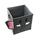 Ver imagem 3 de Caixa Cesto Organizador Dobrável Tnt Cubo 30x30cm Cor:cinza