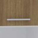 Ver imagem 4 de Guarda Roupa Solteiro Modulado Cp08 Taiga Branco L01 - Mpozenato
