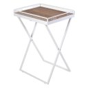 Ver imagem 3 de Mesinha Dobrável Para Canto do Café Com Bandeja Branca