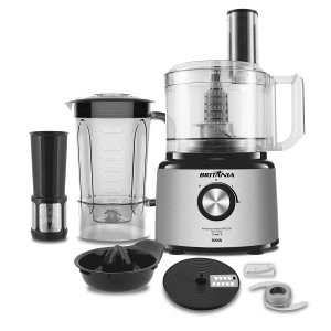 Multiprocessador Britânia BMP2700P 5 em 1 Inox Turbo 900W 127V