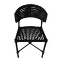 Ver imagem 3 de Cadeira Hortz Corda Náutica Base em Alumínio Premium Preto/preto