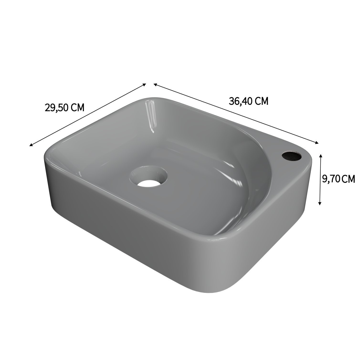 Kit Cuba Ro36 Cross com Válvula Metal e Sifão com Flexível - 4