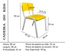 Ver imagem 6 de Kit 6 Cadeiras Iso Infantil Escolar e Creche