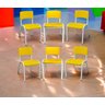 Kit 6 Cadeiras Iso Infantil Escolar e Creche - 1