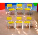 Ver imagem 1 de Kit 6 Cadeiras Iso Infantil Escolar e Creche