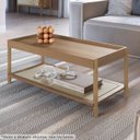 Ver imagem 7 de Mesa de Centro 93 Cm Pes Madeira Oslo 27961 Hanover Artesano
