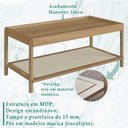 Ver imagem 3 de Mesa de Centro 93 Cm Pes Madeira Oslo 27961 Hanover Artesano
