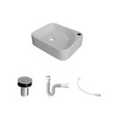 Ver imagem 3 de Kit Cuba Ro36 Cross com Válvula Botão e Sifão com Flexível