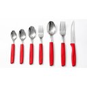 Ver imagem 3 de Talheres Conjunto de 42 Peças Vermelho com Inox New Caprese