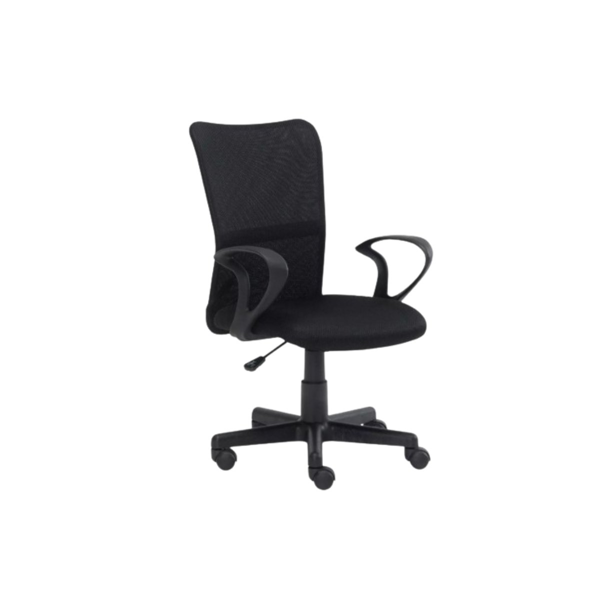 Cadeira de Escritório Trevalla Tl-cde-32-1 Ergonômica Preta com Estofado de Malha