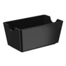 Porta Sachês de Mesa Preto Uno Coza Organizador Plástico para Molhos Chá Açúcar Sal - 1