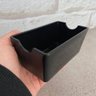 Porta Sachês de Mesa Preto Uno Coza Organizador Plástico para Molhos Chá Açúcar Sal - 4