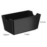 Porta Sachês de Mesa Preto Uno Coza Organizador Plástico para Molhos Chá Açúcar Sal - 5