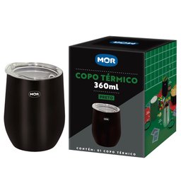 Copo Térmico Preto 360ml - 13