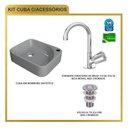 Ver mais imagens de Kit Cuba Ro36 Cross com Torneira C50 e Válvula Abs