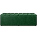 Ver imagem 5 de Kit Cabeceira Cama Box Casal King 195cm com Calçadeira Baú Dália W01 Couríssimo Verde Musgo -